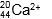 Sup twenty sub forty-four baseline upper c lowercase a sup two plus